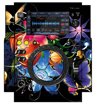 Pioneer DJ XDJ 700 Skin Lotus Garden